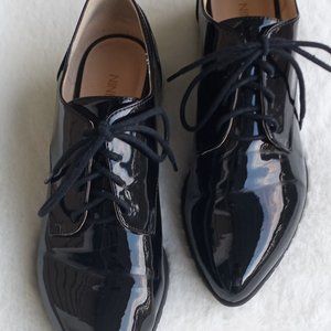 Nine West Black Patent Leather Shoes